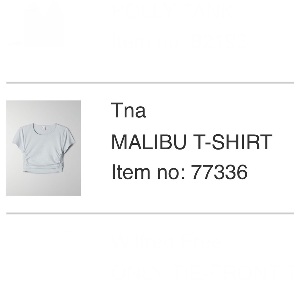 Aritzia Tna MALIBU T-SHIRT in Plein Air